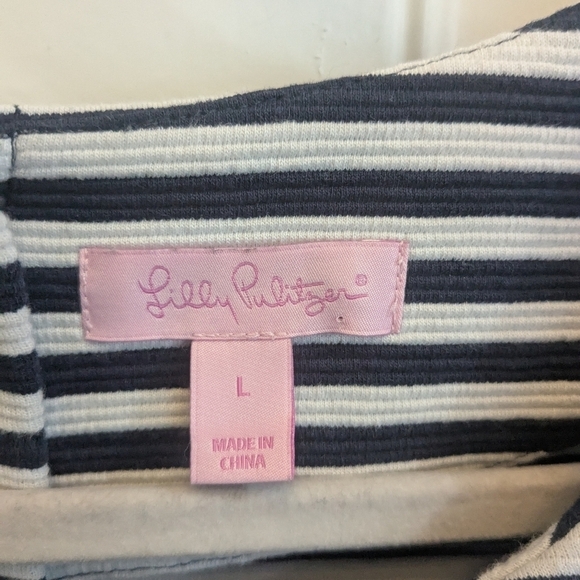 Lilly Pulitzer Charlene Navy Stripe Dress - Picture 3 of 6